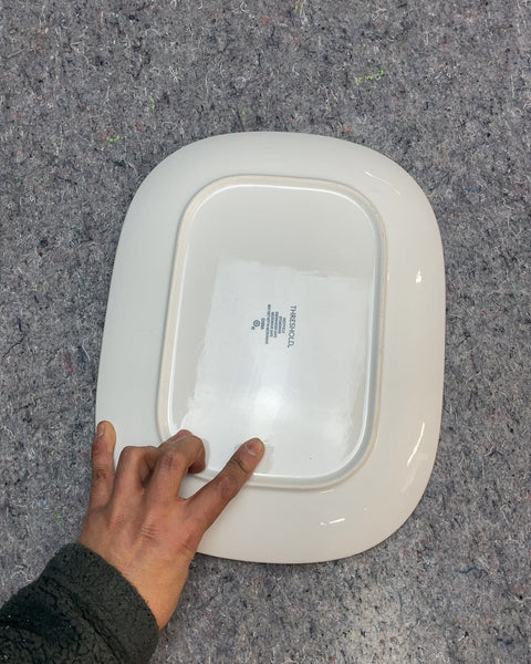 Bigass White Serving Platter, W13"