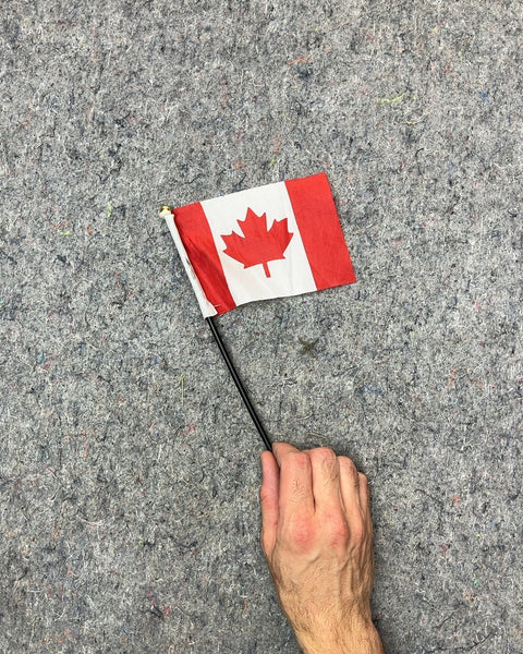 Small Canadian Flag on Stick
