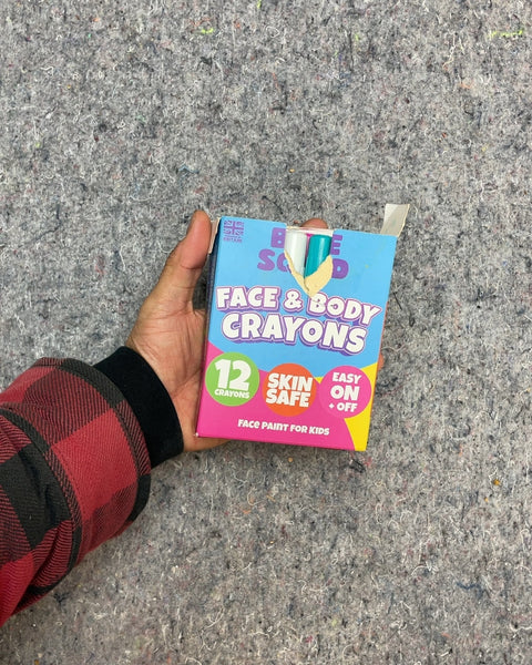Face & Body Crayons, 12 Count
