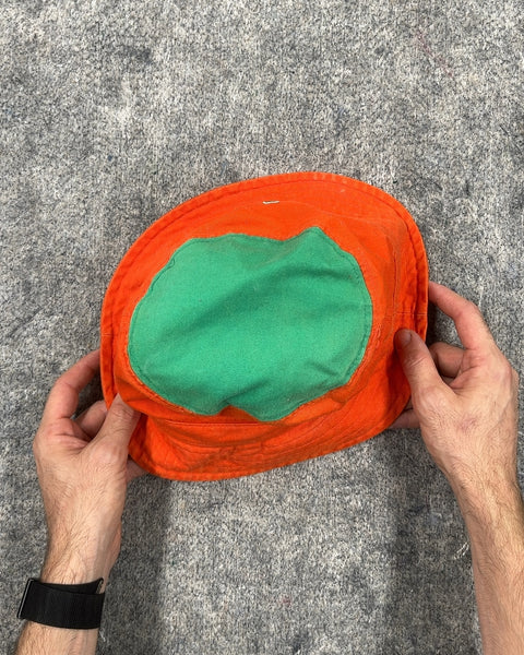 Champion Orange and Green Bucket Hat, Adult Size