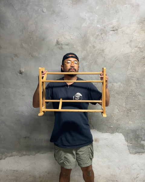 Amish-esque Country Wooden Shoe Rack, 16x22.5"
