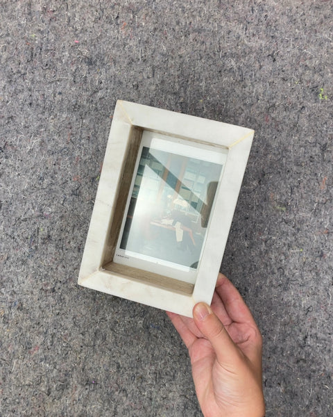 White and Wood Picture Frame
