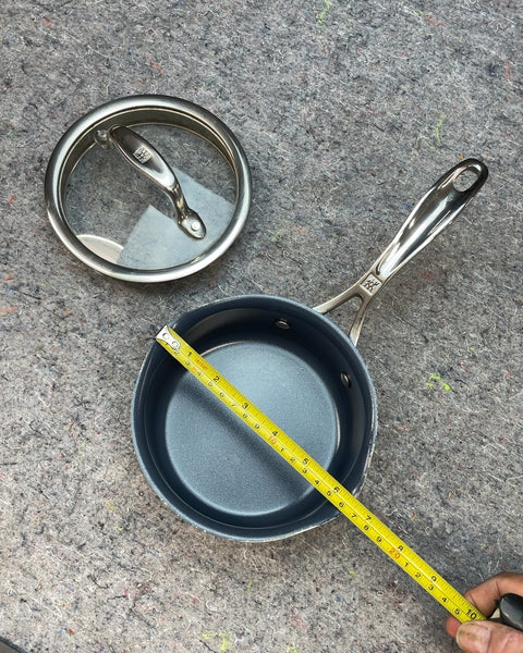 ZWILLING Stainless Steel Saucepan with Lid, 6.5in