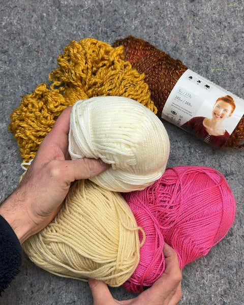 Yarn Lot Of Assorted Colors
