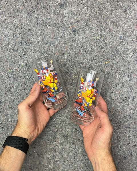McDonald's Ronald McDonald Drinking Glasses