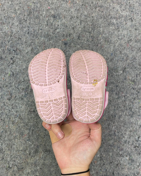 Crocs Pink Clogs, Size C6