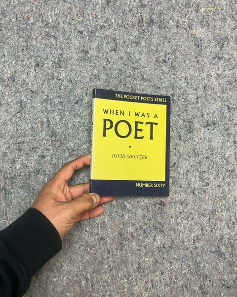 When I Was a Poet by David Meltzer
