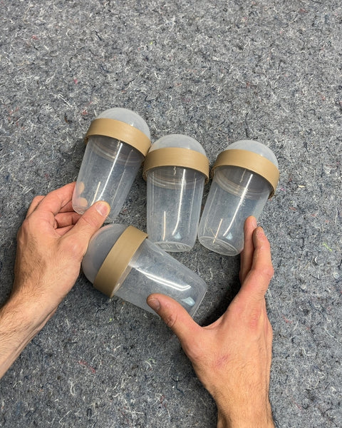Four IKEA SPLITTERNY Snack Containers