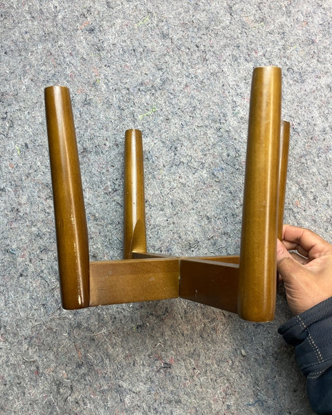 Wooden X-Shaped Plant Stand