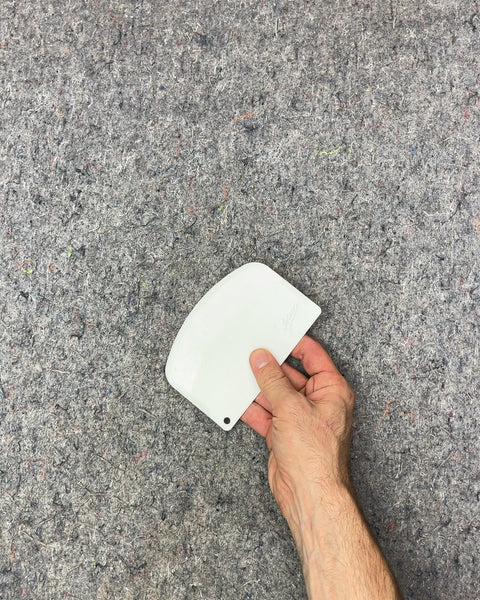 Ateco White Plastic Bowl Scraper