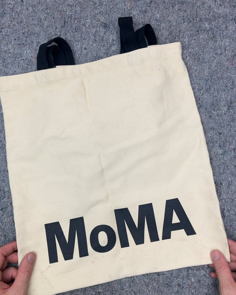 Thick MoMA Canvas Tote Bag with Geometric Design