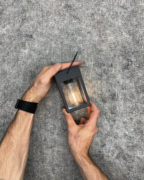 Solar Powered Hanging Outdoor Lantern Light
