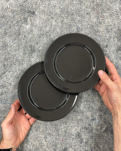 IKEA Black Dessert Plates