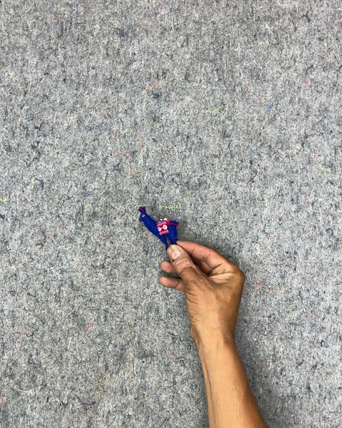 Blue Llama Figurine