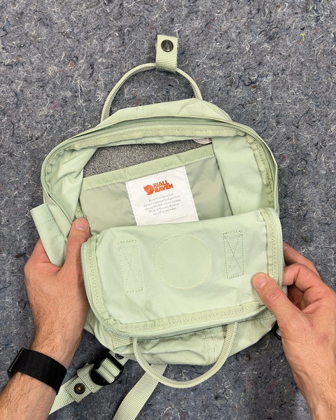 Fjallraven Kanken Mini Backpack, Light Green