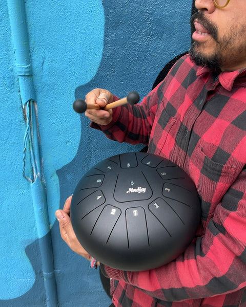 Dope Moukey Steel Tongue Drum With Carry Case