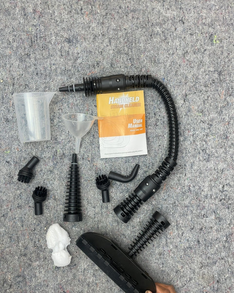 Handheld Pressurized Steam Cleaner, Powers On