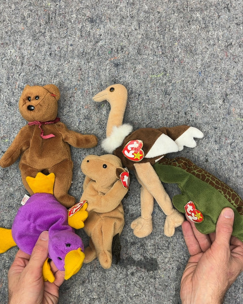 Ty Beanie Babies Plush Animals Lot