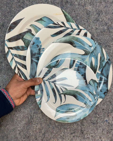 Cute Plastic Plates for a Party That Has Just a Bit Too Many People