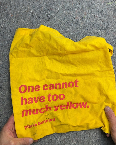 MoMA Yellow Canvas Tote Bag