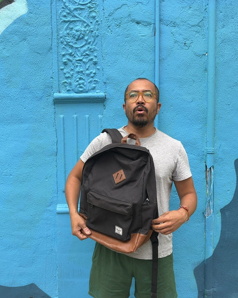 Herschel Supply Co. Black and Brown Backpack