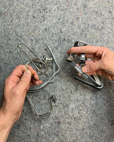 MKS Japan Bicycle Toe Clips and Straps