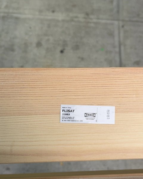 IKEA FLISAT Book Display Shelf, L27"