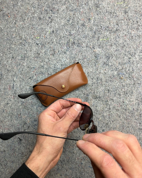 Ray-Ban Erika Metal Sunglasses with Brown Case