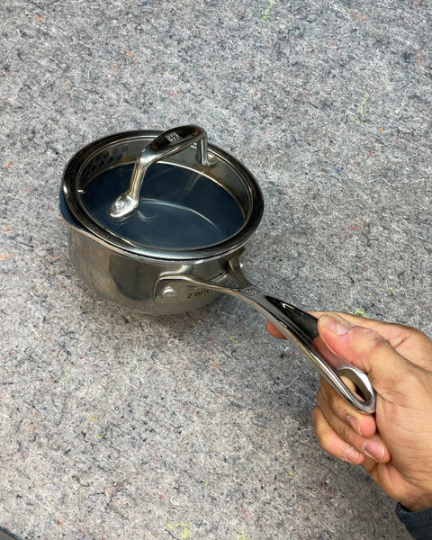 ZWILLING Stainless Steel Saucepan with Lid, 6.5in