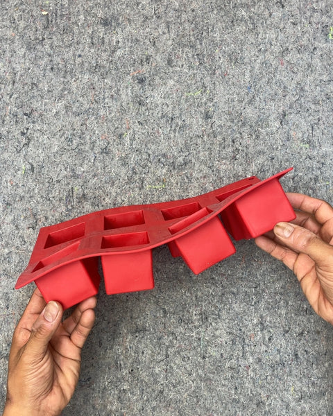 Red Silicone Square Mold