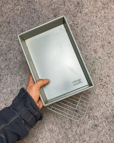 Chicago Metallic Baking Pan with Rack