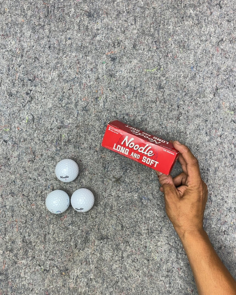 Noodle Long and Soft Golf Balls, 3-Pack