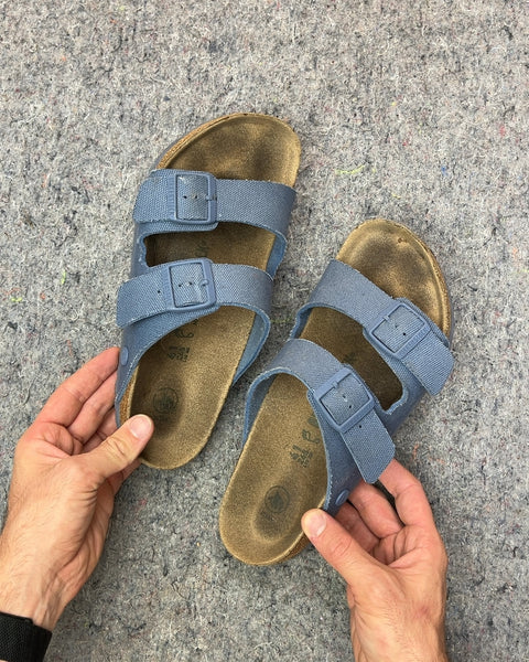 Birkenstock Blue Two-Strap Sandals, Size EU 41