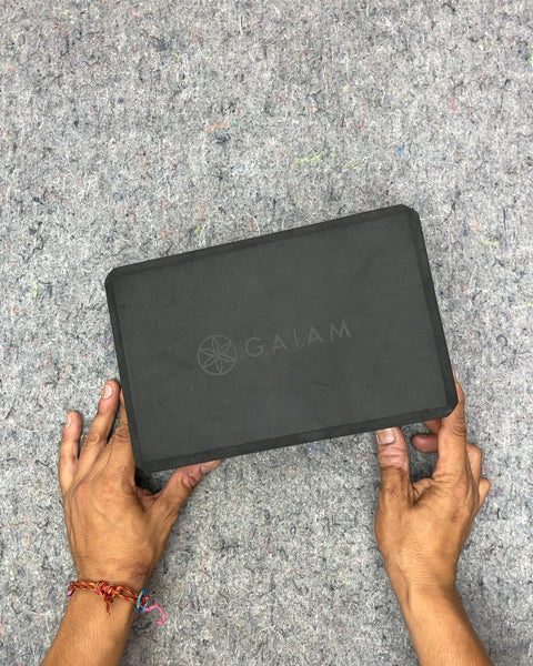 Gaiam Black Yoga Block
