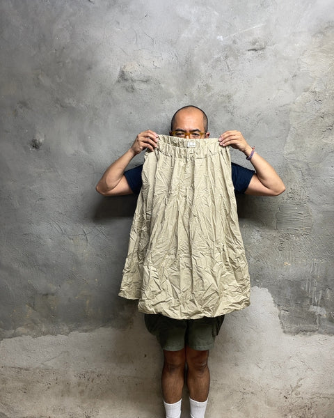 LABO.ART Khaki Elastic Skirt, 29L"