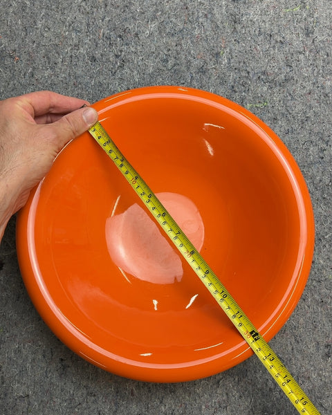 Pretty H&M Home Orange Ceramic Serving Bowl, 12"