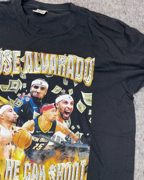 Jose Alvarado Yes He Can Shoot Graphic T-Shirt, Size XL
