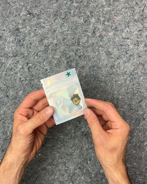 Small Holographic Pouch with Virgo Necklace