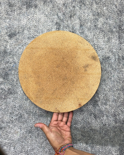 Large Round Cork Trivet, 12"