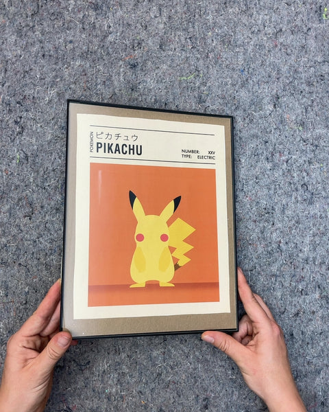 Pikachu Pokemon Framed Art Print