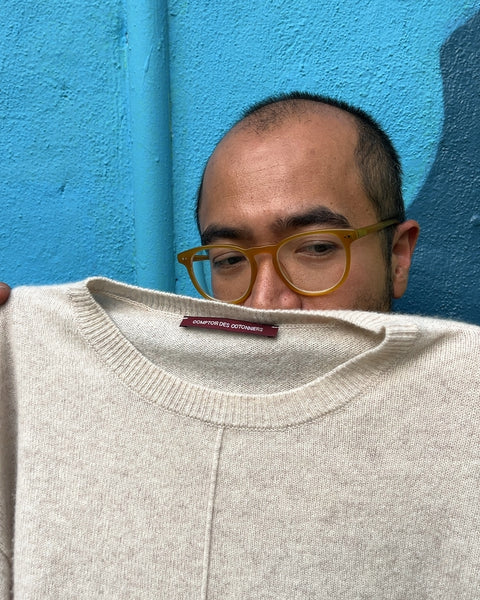 Comptoir Des Cotonniers Beige Knit Sweater, Size 1 Or XS/S