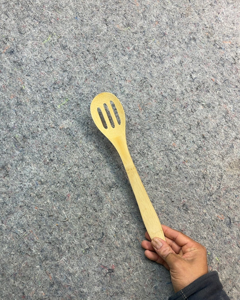 Bamboo Slotted Serving Spoon