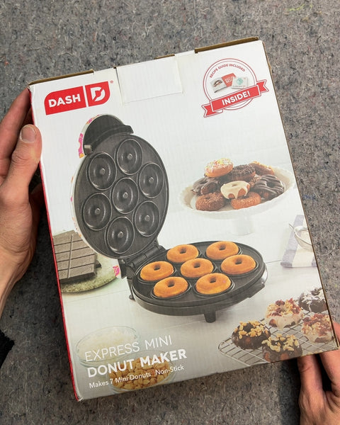 Brand New Dash Express Mini Donut Covered With Donuts