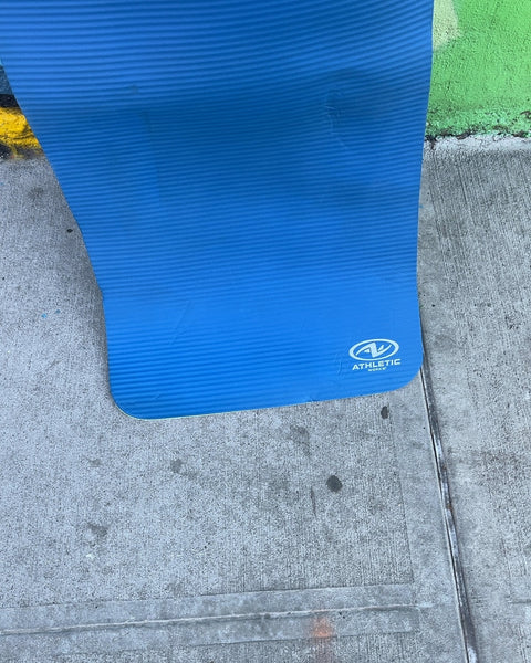 Athletic Works Yoga Mat, Blue