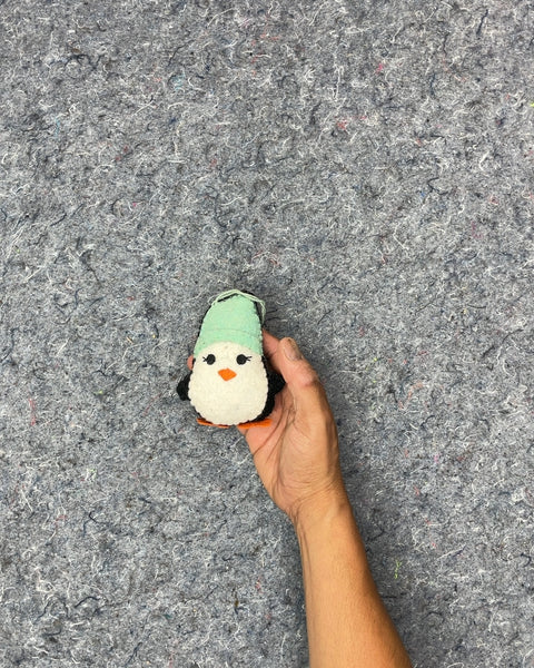 Penguin Plushie with Green Hat