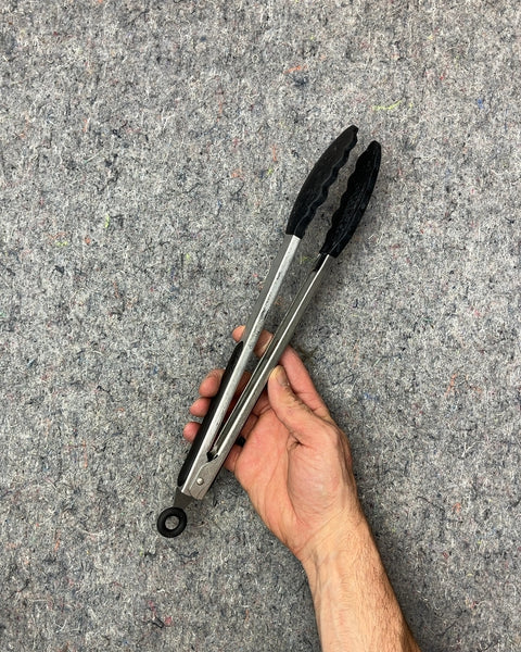 Stainless Steel and Silicone Tongs