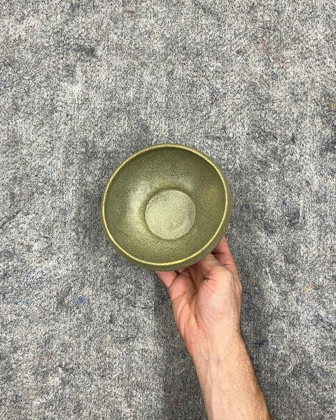 Very Sexy Green Ceramic Bowl Could Be Perfect For Matcha, 6"