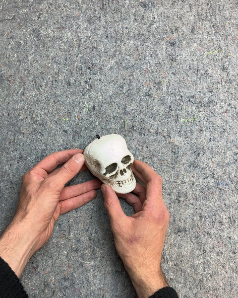 Small Foam Skull Decoration