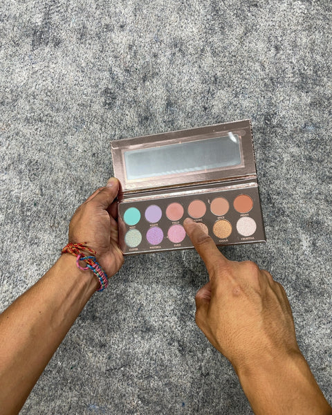 Girlactik The Essential Palette Vol 2 Eyeshadow Palette, “Tulle” used