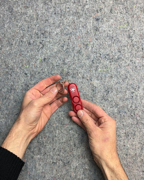 Red Personal Safety Alarm Keychain